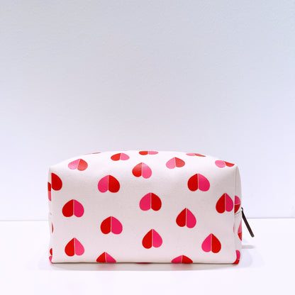 Kate Spade Pink Heart Make Up Bag