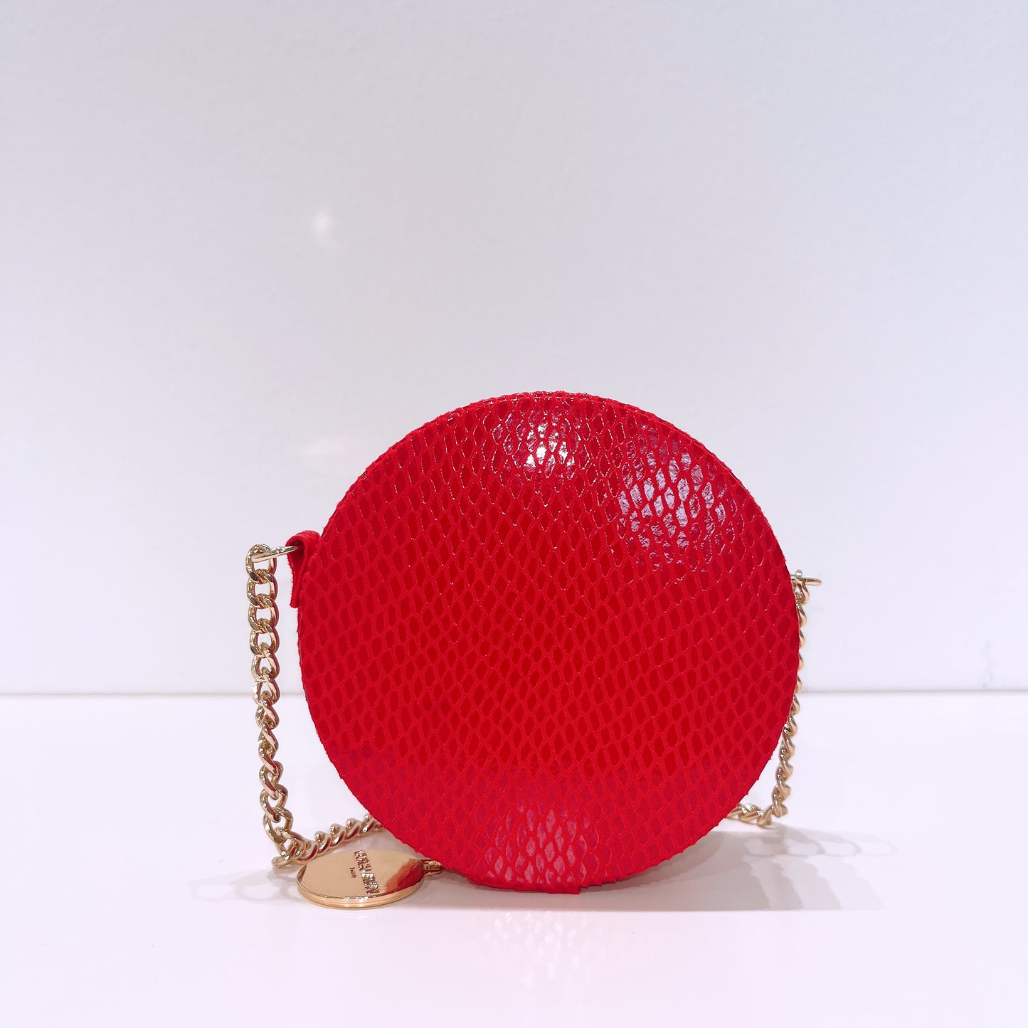 Giorgio Armani Red Cushion Case With Chain