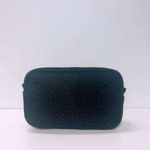 Chanel Beaute Black Glitter Makeup Pouch